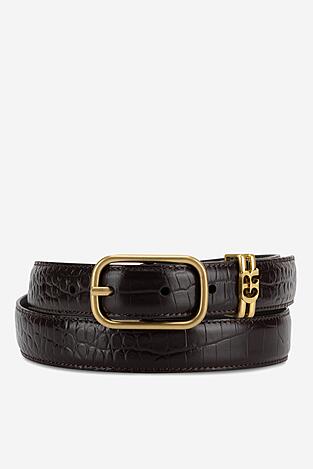 Дамски колан Gino Rossi BLYL24001-2 CR КАФЯВ