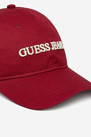 Czapka z daszkiem GUESS JEANS CWBEO-GJ-U3-007-SS26 Czerwony