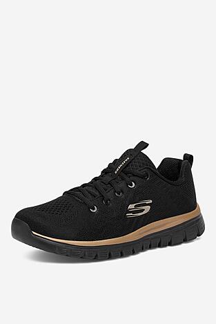 Спортни обувки Skechers C-GRACEFUL 12615 BKRG ЧЕРЕН