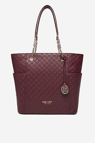 Дамска чанта NINE WEST CEO-NEBRASKA-LDA8208A БОРДО