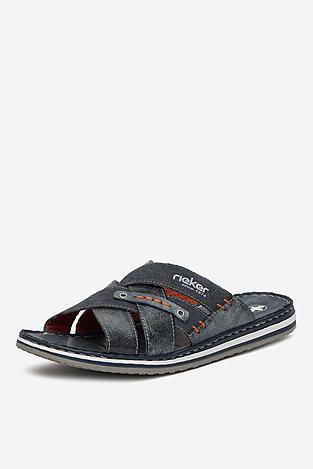 Klapki Rieker 21599-14 Granatowy