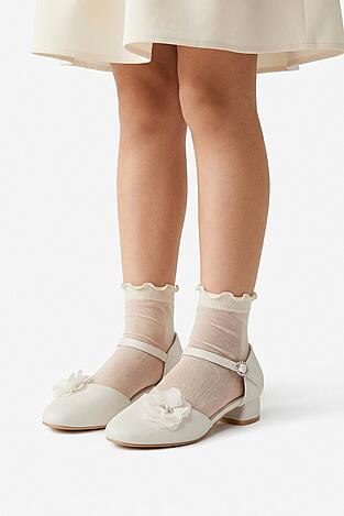 Baleriny Jenny CEO-CM230522-7 Biały