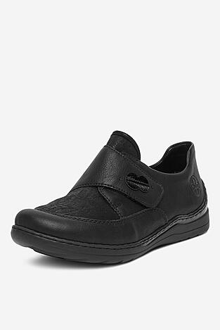 Polobotka Rieker 48954-00 ČERNÁ