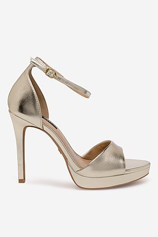 Sandały NINE WEST WFA2733-2 Złoty