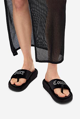 Klapki Juicy Couture WSS21533-01 Czarny