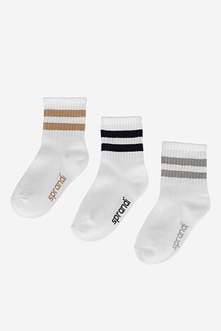 Zokni Sprandi 0KB-001-SS25 (3-PACK) FEHÉR