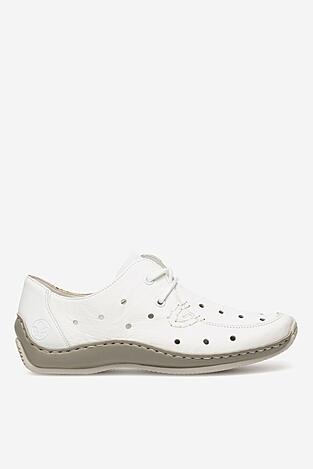 Félcipő Rieker L1715-80 FEHÉR