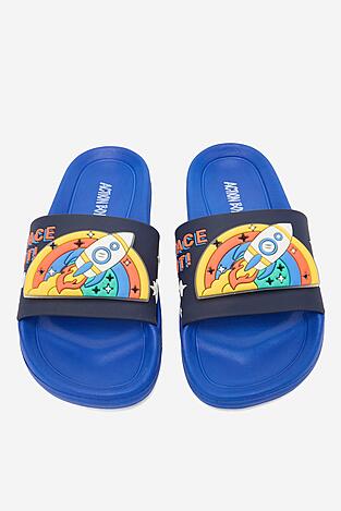 Klapki basenowe Action Boy P3047080K Chabrowy