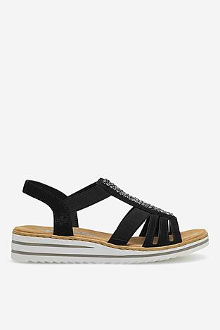 Sandały Rieker V0652-00 Czarny