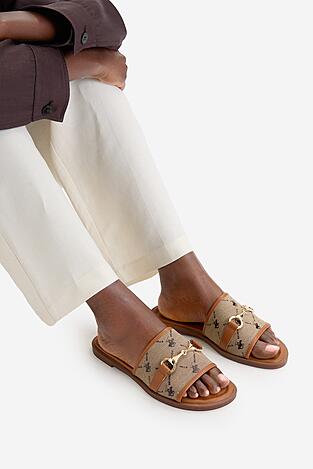 Klapki Beverly Hills Polo Club EO-HY6692-2 Camel