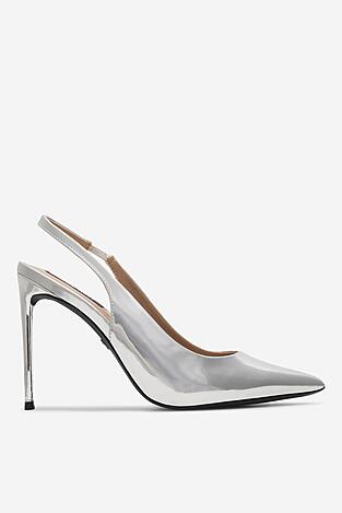 Czółenka NINE WEST AYANA ZL22045-1CC Srebrny