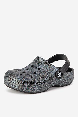 Uszodai papucs Crocs BAYA GLITTER CLOG 207015-0C4 FEKETE
