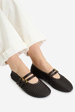 Baleriny Jenny CEO-HY8172-1 Brązowy