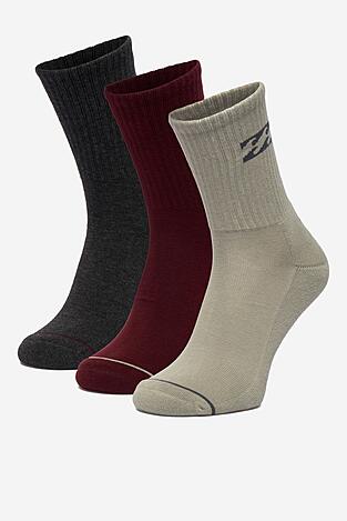 Skarpetki BILLABONG CEO_BR_BILLA_3061_W_AW25 (3 PACK) Oliwkowy
