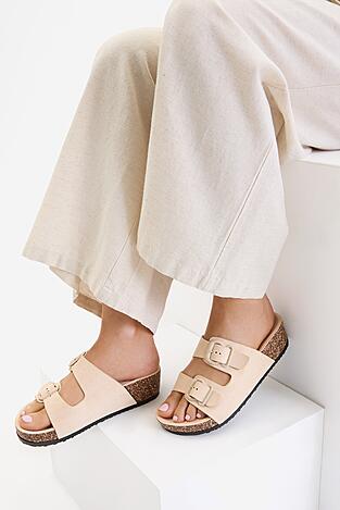 Klapki Jenny CEO-WYL1910-3 Beżowy