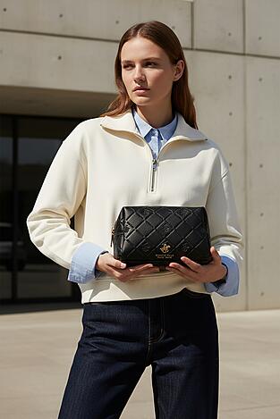 Kosmetyczka Beverly Hills Polo Club CEO-BHPC-W1-004-AW25 Czarny