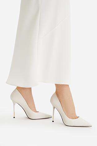 Czółenka EVA MINGE THYME-LT934-35 Biały