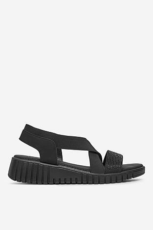 Sandály Clara Barson R24AW02800 ČERNÁ