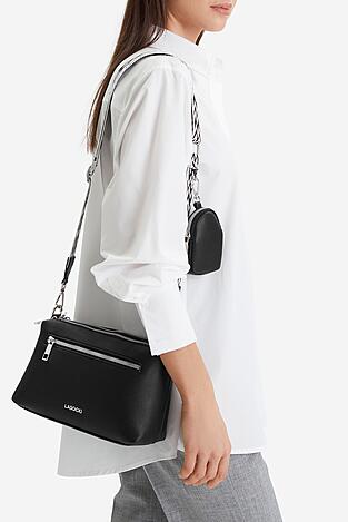 Дамска чанта Lasocki CEO-LSK-X-011-09 ЧЕРЕН