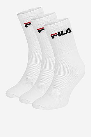 Ponožky Fila F9505-AW24 (3-PACK) BÍLÁ