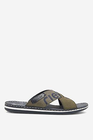 Klapki Rieker 21098-54 Zielony