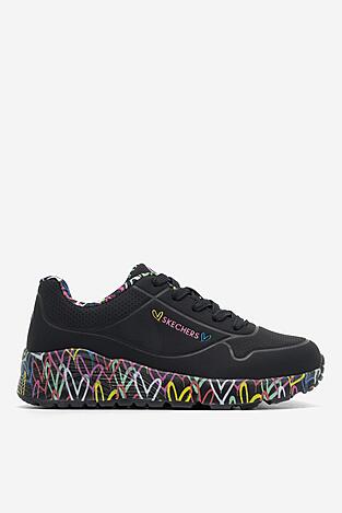 Sportcipő Skechers UNO LITE 314976L BKMT FEKETE