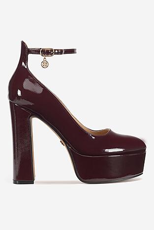 Czółenka NINE WEST WFA3040-1 Bordowy