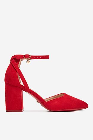 Pantofi cu toc DeeZee DZ1019 ROŞU