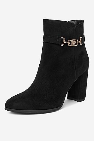 Kotníková obuv NINE WEST CEO-ZAINA-01 ČERNÁ