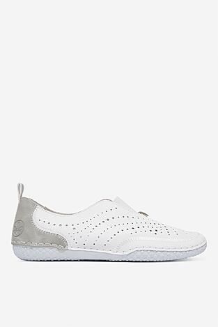 Półbuty Rieker CEO-43663-80 Biały