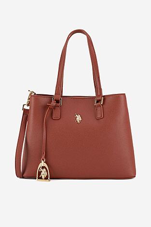 Kabelka U.S. POLO ASSN. BIUXT8385WVP MĚDĚNÁ