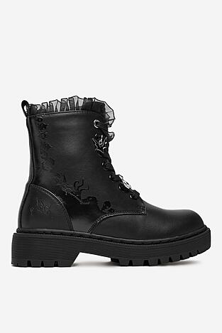 Vysoké šnurovacia topánky NIGHTMARE BEFORE CHRISTMAS CEO-CS-AW25-358DNBC ČIERNA