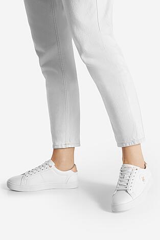 Pantofi pânză Beverly Hills Polo Club W-VSS24013 ALB