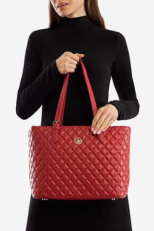 Дамска чанта Beverly Hills Polo Club BHPC-K-038-06 ЧЕРВЕН