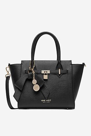 Дамска чанта NINE WEST CEO-CHELSEA-CHARM-II-LX10185 ЧЕРЕН