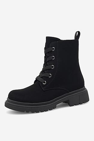 Vysoké šnurovacia topánky DeeZee CS5819-06 ČIERNA