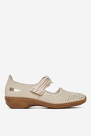 Baleriny Rieker 41399-60 BÉZS