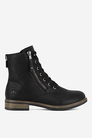 Csizma Rieker 72221-00 FEKETE