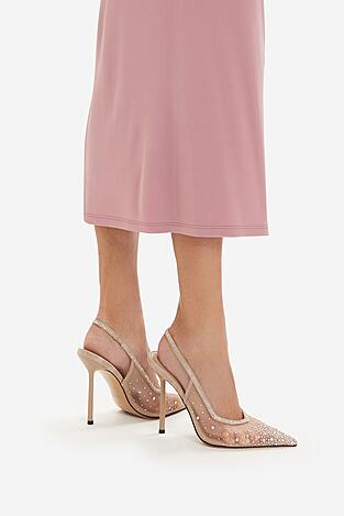 Czółenka EVA MINGE EO-MAE-LT1677-27 Beżowy