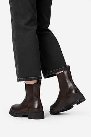 Botki NINE WEST CEO-BASIMA-01 Brązowy