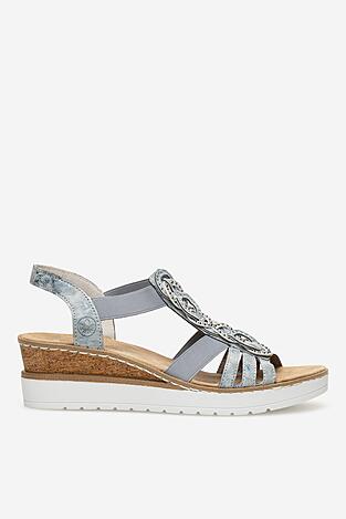 Sandały Rieker V38H8-12 Niebieski