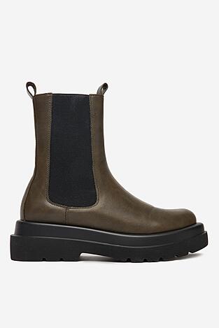 Botki DeeZee 7223-1-OLIVE Oliwkowy