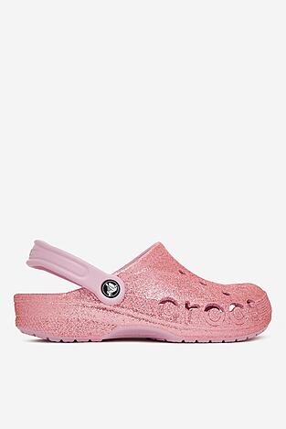 Șlapi pentru bazin Crocs C-BAYA GLITTER CLOG 205925-6GD ROZ