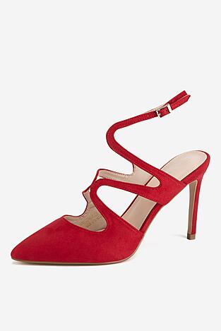 Czółenka DeeZee WYL3616-5 Czerwony