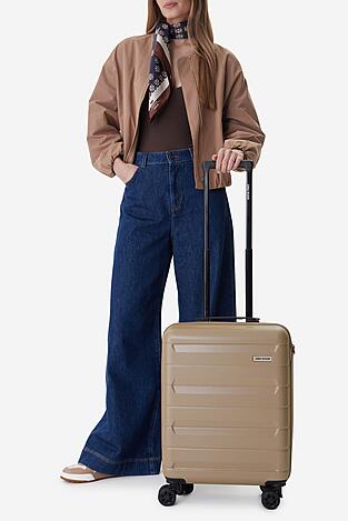 Walizka Gino Rossi CEO-GIN-S-004-BEIGE Beżowy
