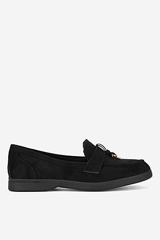 Mokaszin DeeZee DS1590-1 FEKETE