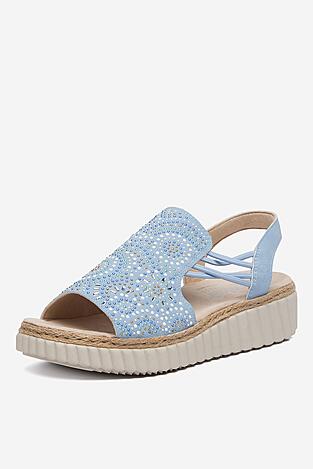 Sandały Rieker CEO-69246-10 Niebieski jasny