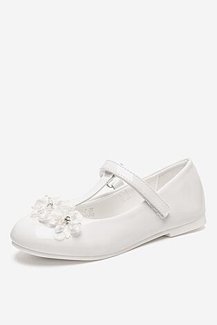 Baleriny Nelli Blu CM240417-7 Biały