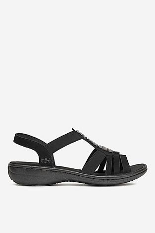 Sandały Rieker 60806-00 Czarny