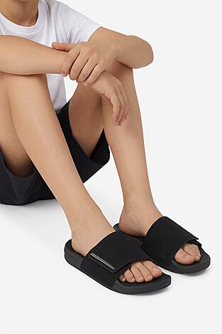 Klapki basenowe QUIKSILVER EO-POCHI SUEDE CQ10164BB Czarny